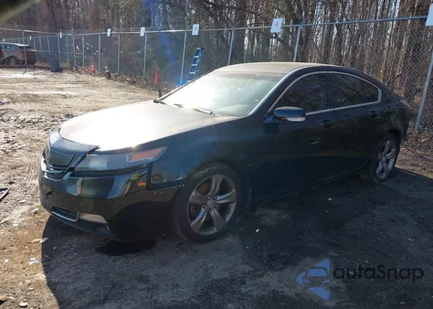 2012 Acura Tl 3.7 из США, поврежденный, VIN 19UUA9F54CA012366